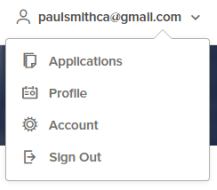 Pulldown menu